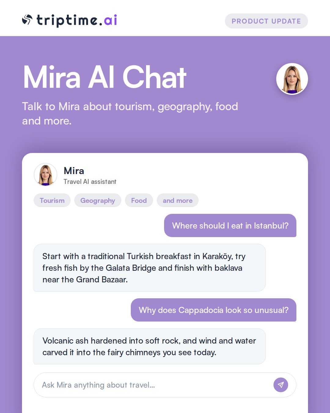Mira AI chat